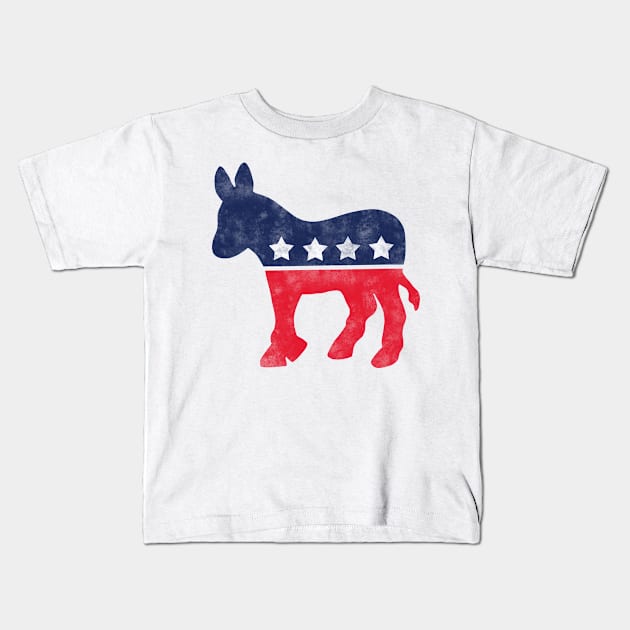 Democratic Donkey Kids T-Shirt by valentinahramov